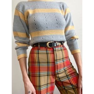 Vintage Andrew St. John Striped Sweater. Small